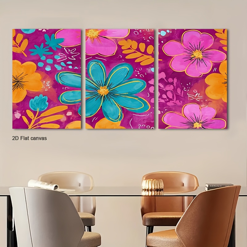 Frameless Canvas 2D Flat, 3pcs - đánh giá và giá Canvas Wrap Ready