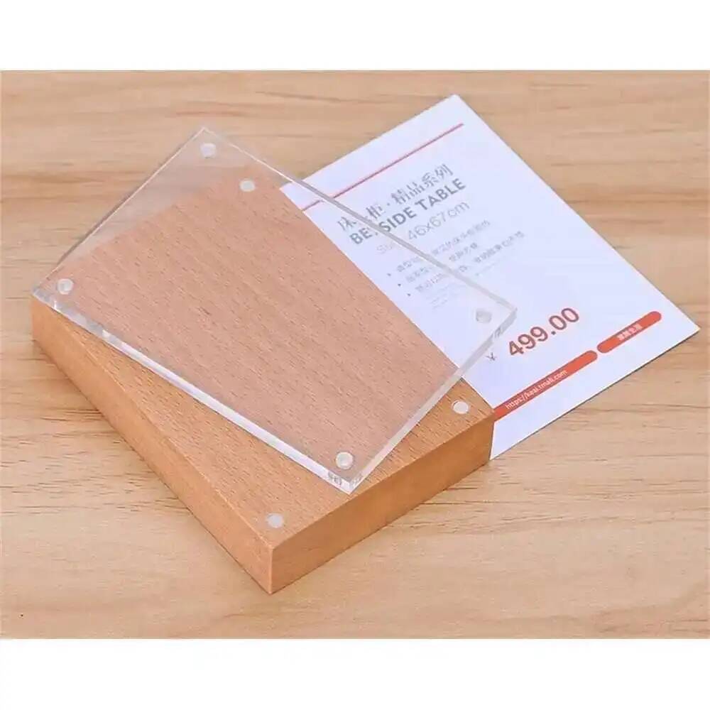 Desk Price Card Display Magnet - đánh giá và giá Photo Acrylic Block