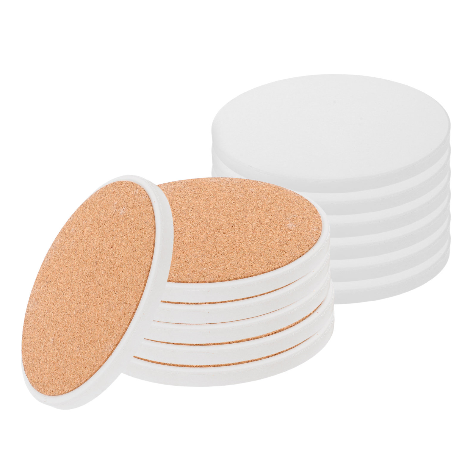 12Pcs Round Blank Ceramic Coas - đánh giá và giá Coaster Sublimation Blank