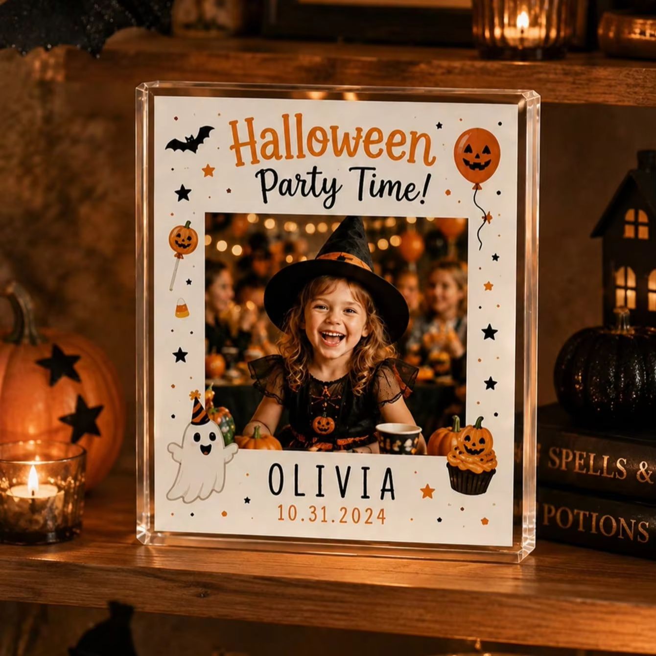 Custom Halloween Acrylic Photo - đánh giá và giá Photo Acrylic Block