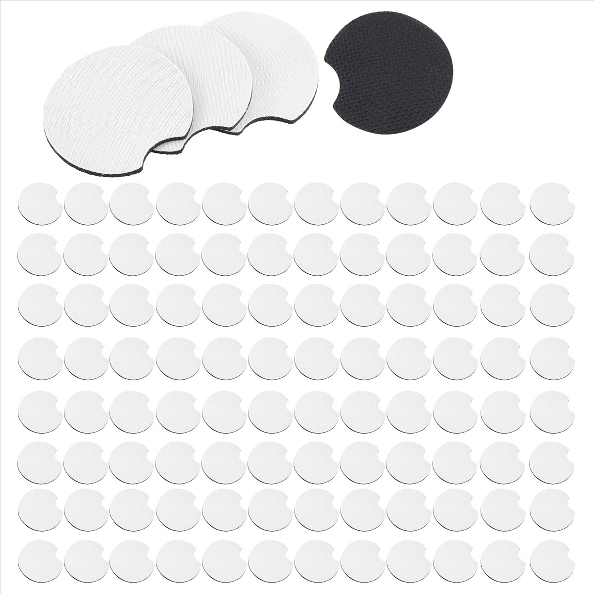 AA83 100 Pcs of Sublimation Bl - đánh giá và giá Coaster Sublimation Blank