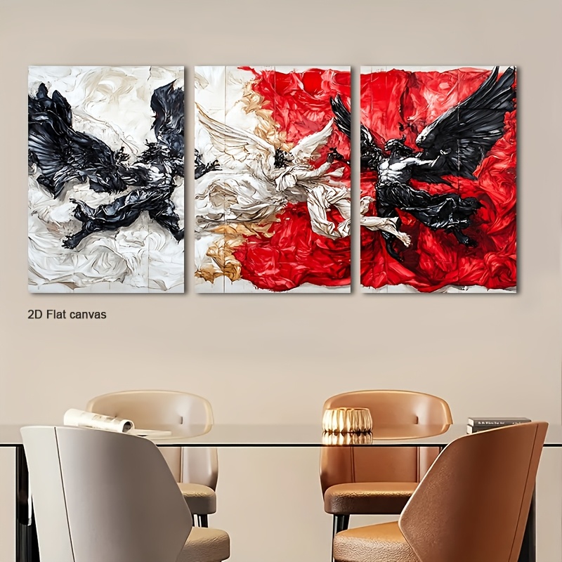 Frameless Canvas 3pcs Framed A - đánh giá và giá Canvas Wrap Ready